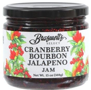 Braswell's Select Cranberry Bourbon Jalapeno Jam 13 oz