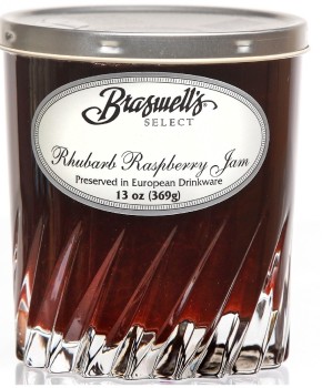 Braswell's Select Rhubarb Raspberry Jam 13 oz