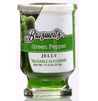 Green Pepper Jelly 11oz  (Reusable Glassware)