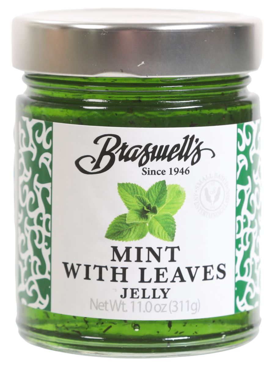 Mint Jelly with Leaves 11 oz
